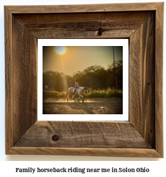 family horseback riding near me in Solon, Ohio